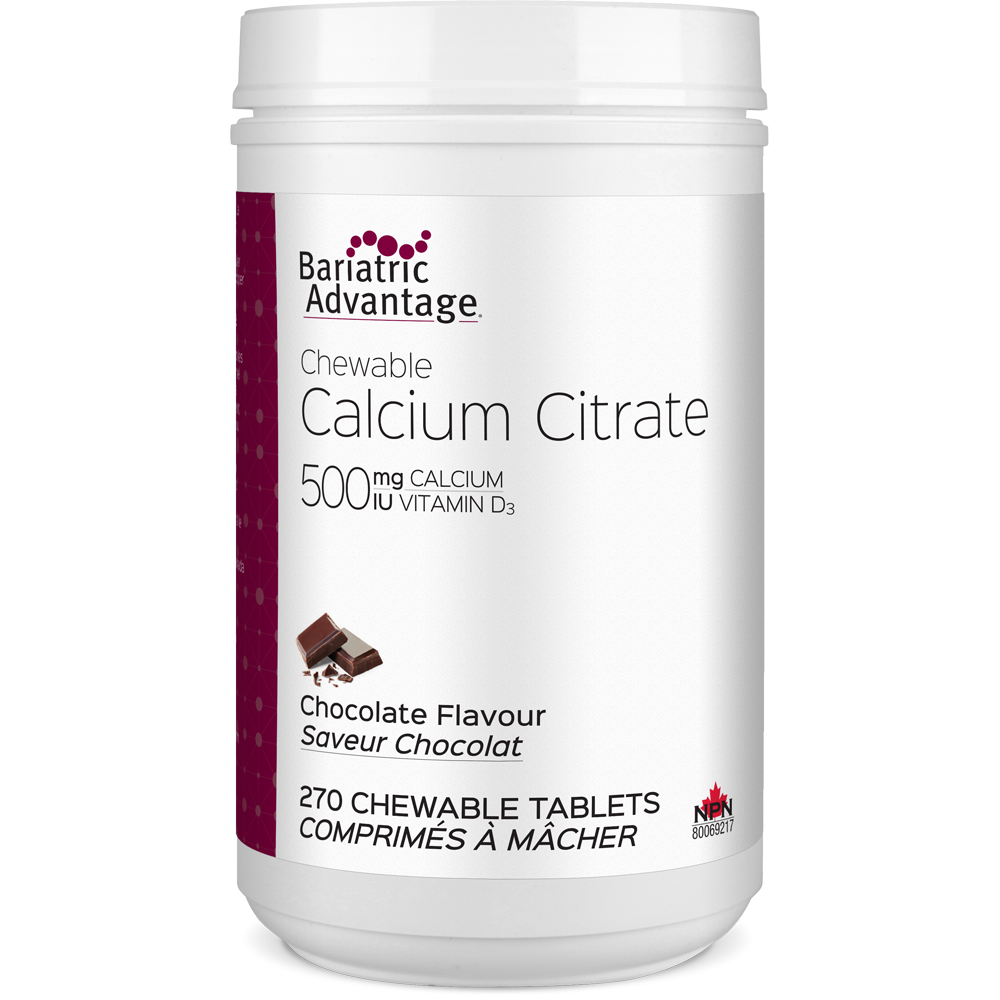 Chewable Calcium Citrate 500mg (4 ½-Month Supply)